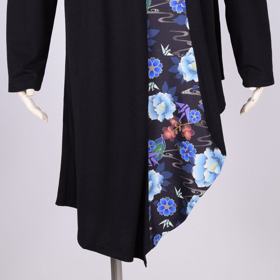 gouk アシンメトリーワンピース BK-BL