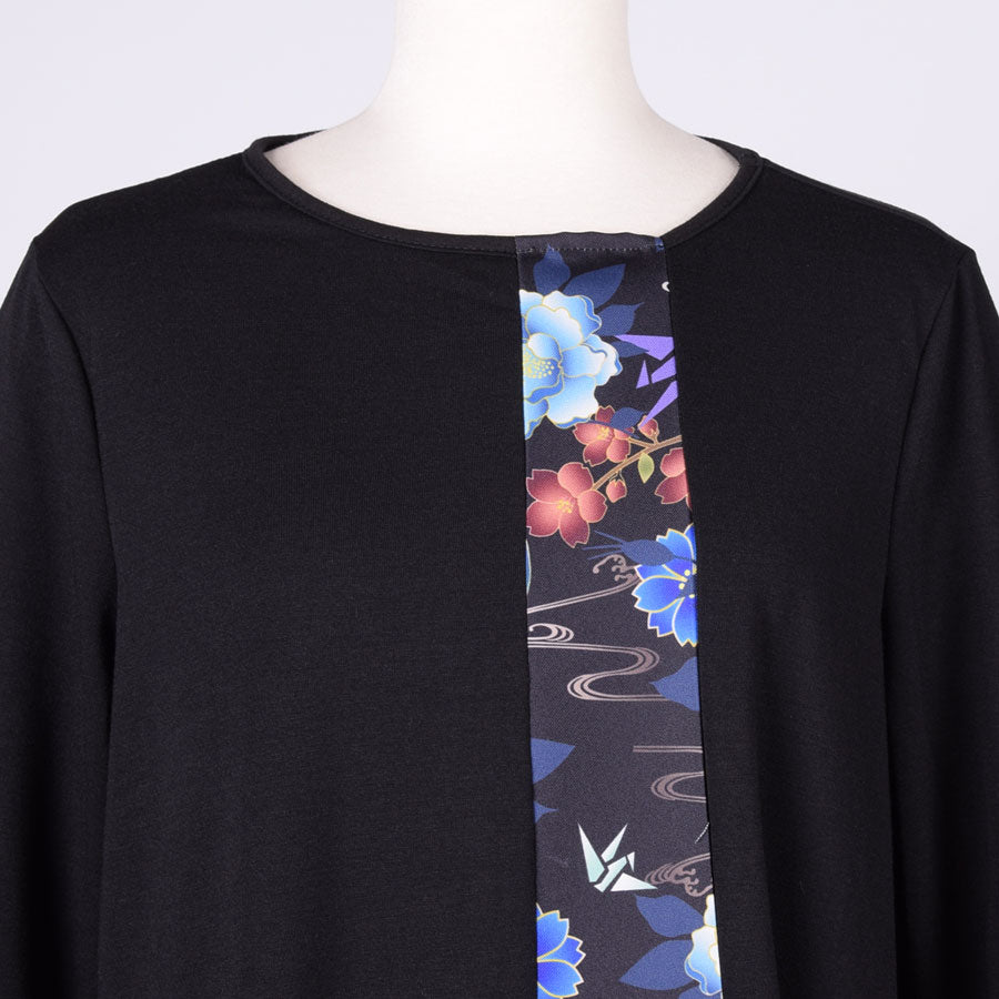 gouk アシンメトリーワンピース BK-BL