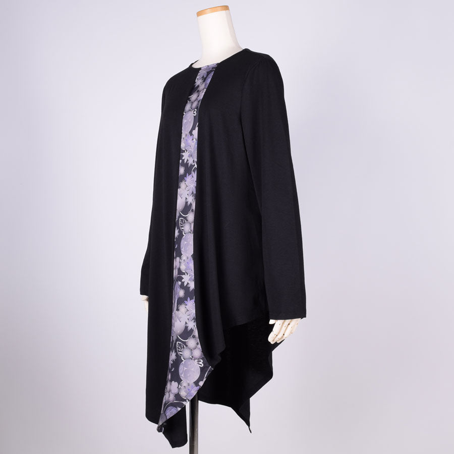 gouk アシンメトリーワンピース BK-GY