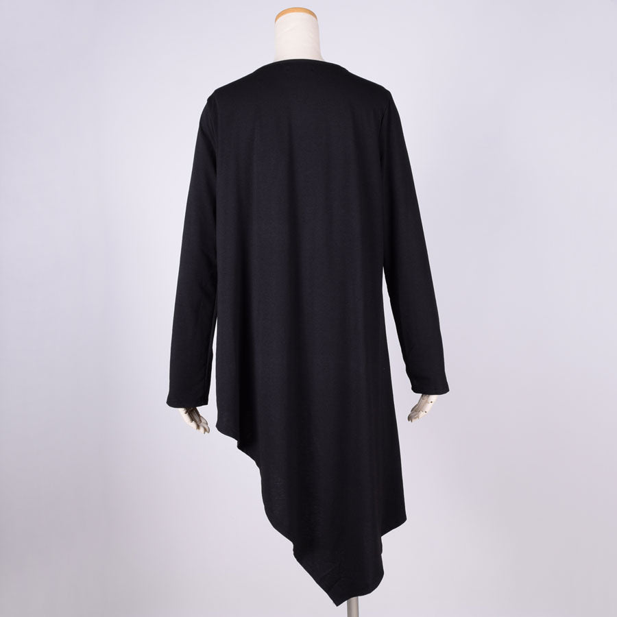 gouk アシンメトリーワンピース BK-GY