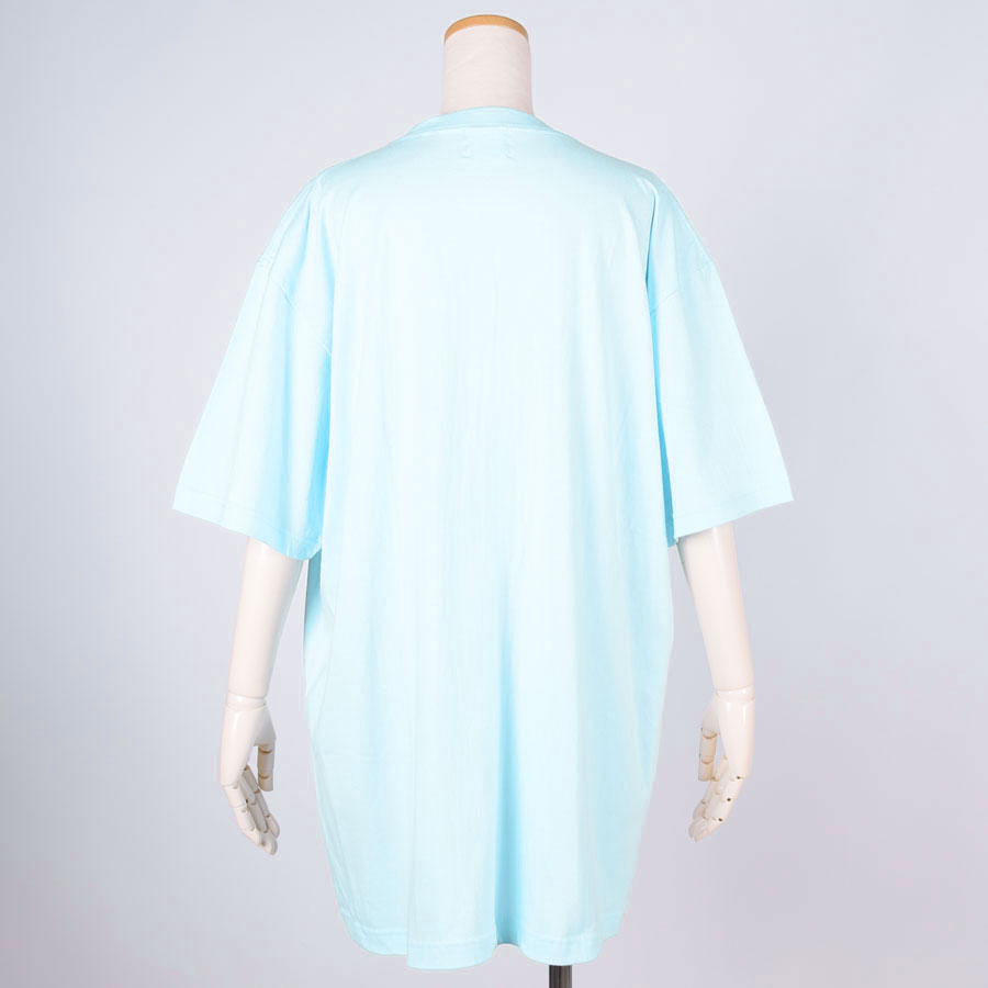 MINT NeKO ジッパープリントビッグTシャツ BL