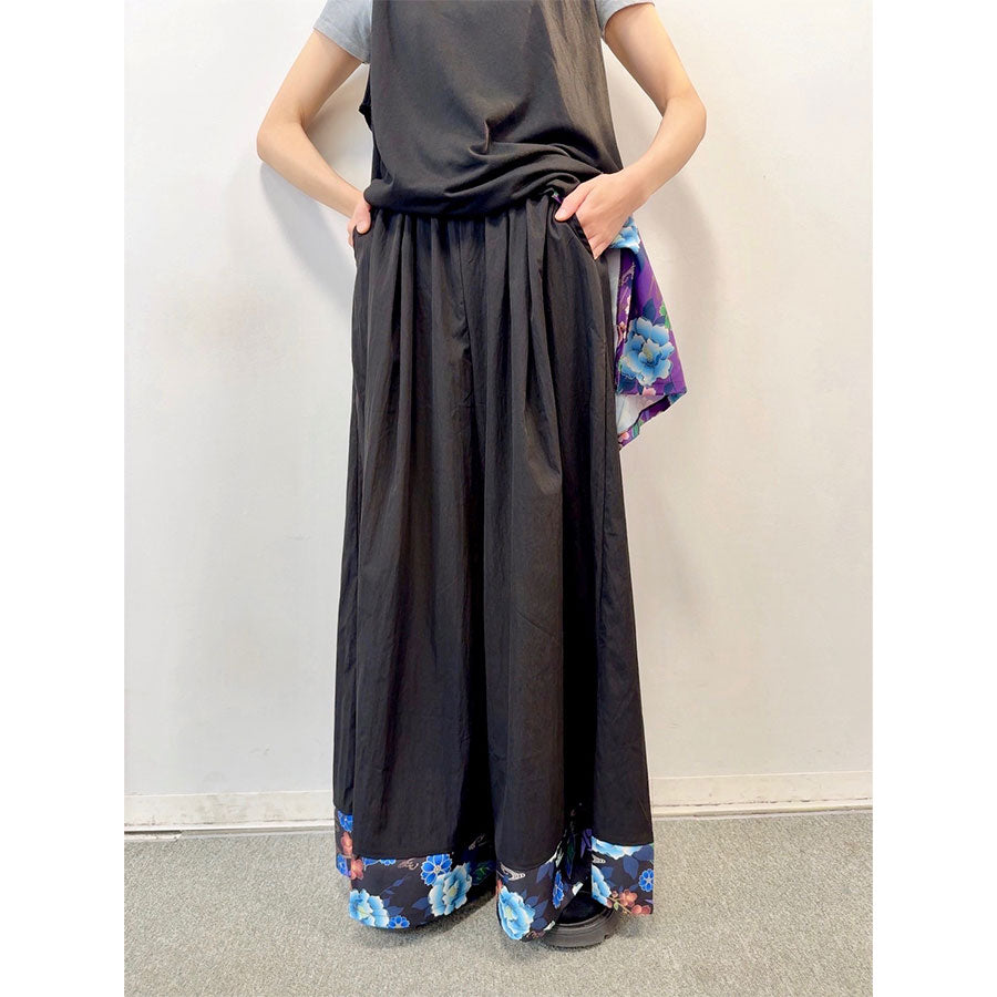 gouk スーパーワイドパンツ BK-BL