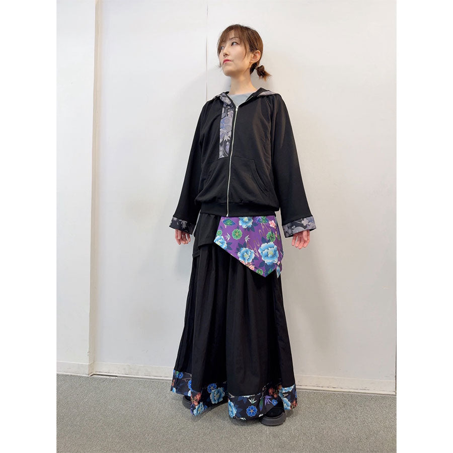 gouk スーパーワイドパンツ BK-BL