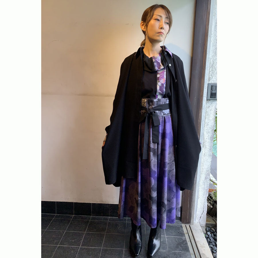gouk ビッグシャツコート BK-PUR