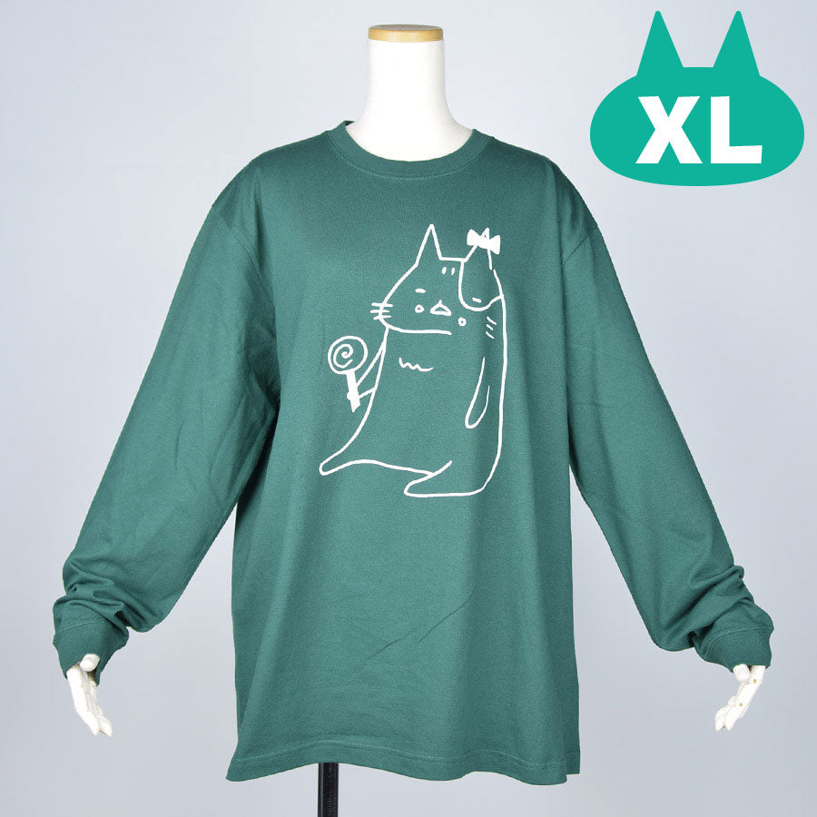 Mint Neko Ketty's long sleeve T -shirt (4 size)
