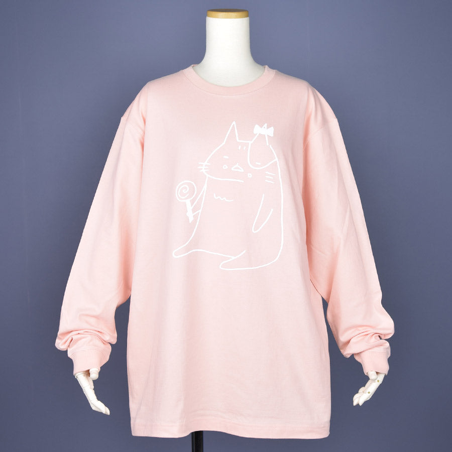 Mint Neko Ketty's long sleeve T -shirt (4 size)