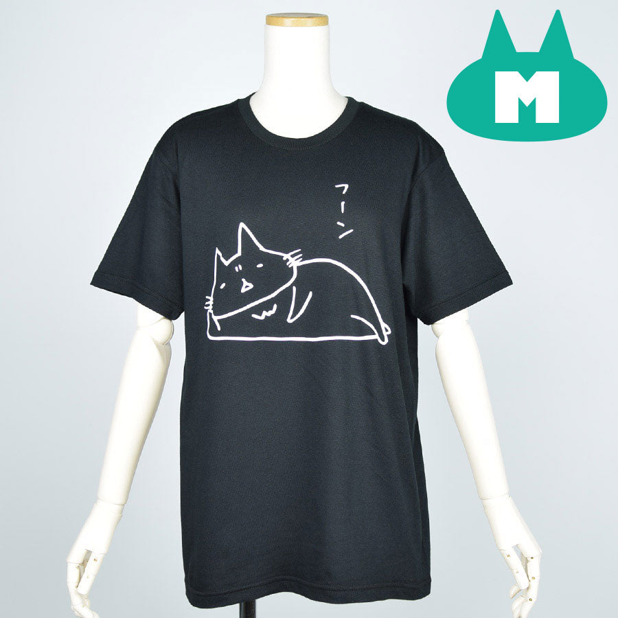Mint Neko's curious T -shirt (4 size)