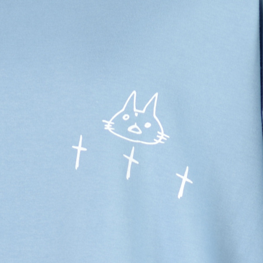 Mint NEKO Cross Print Cut -sew (2 size)