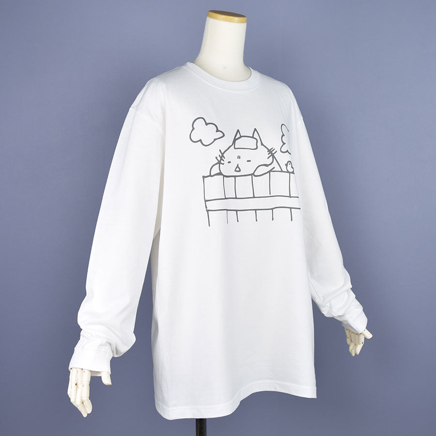 MINT NeKO 吾輩の入浴 L/S Tシャツ (4サイズ)