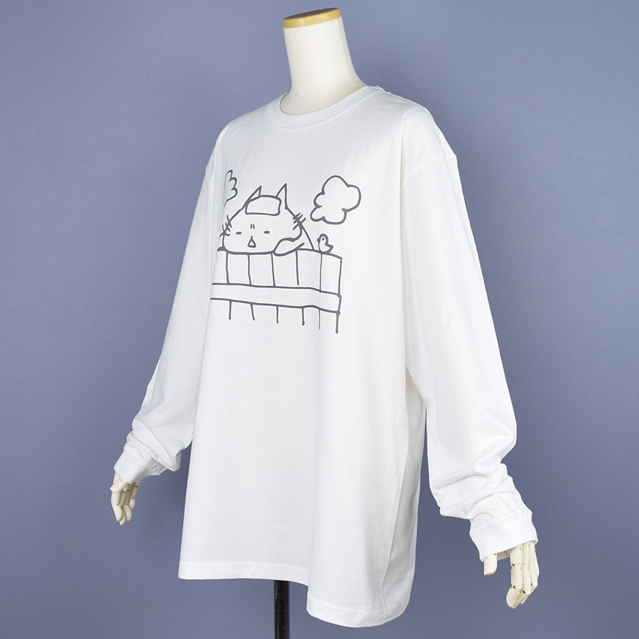 MINT NeKO 吾輩の入浴 L/S Tシャツ (4サイズ)