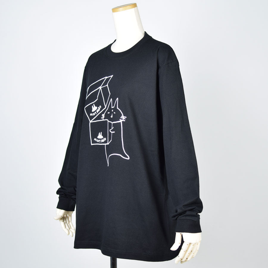 Mint NEKO A -ma shipment L/S T -shirt L