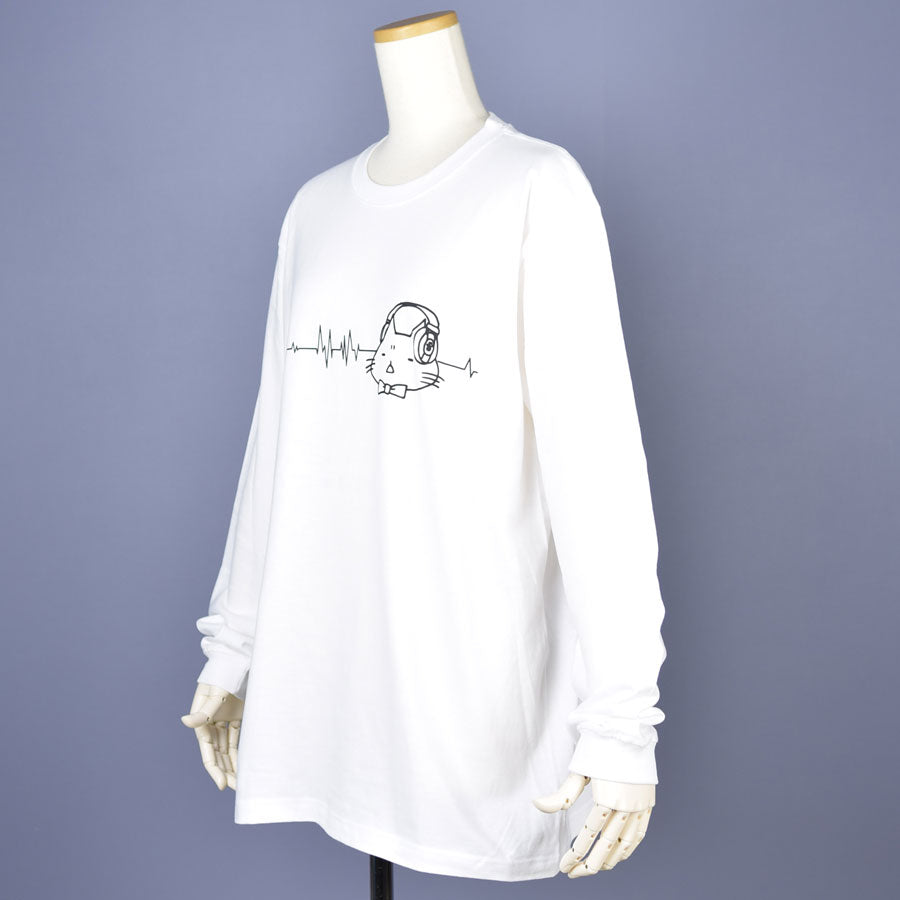 Mint Neko Headphone L/S T -shirt L