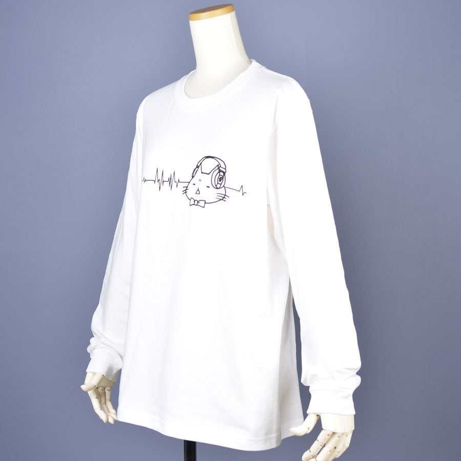 Mint Neko Headphone L/S T -shirt M