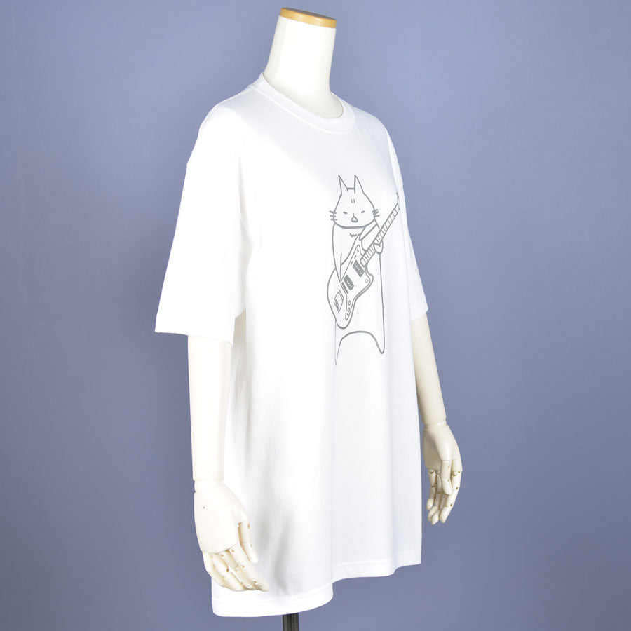 MINT NeKO Wagahai and Guitar T -shirt / XL