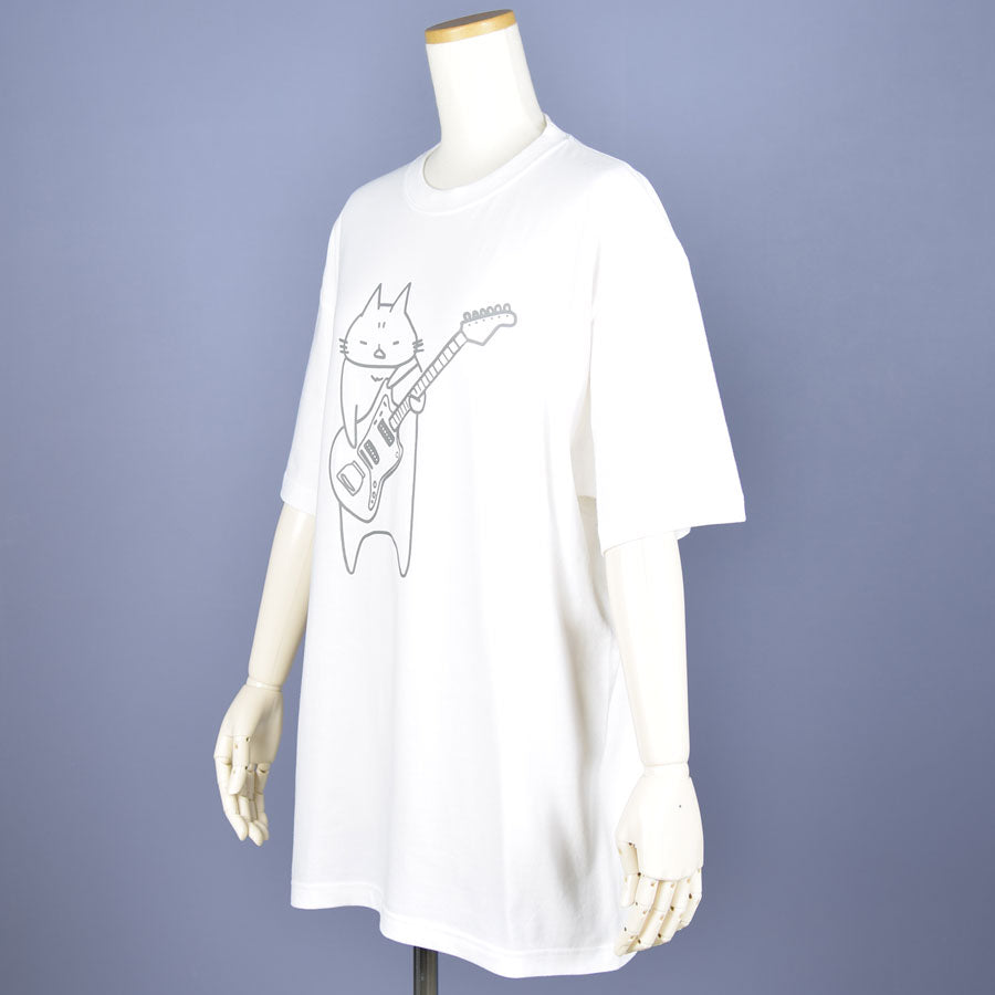 MINT NeKO Wagahai and Guitar T -shirt / XL