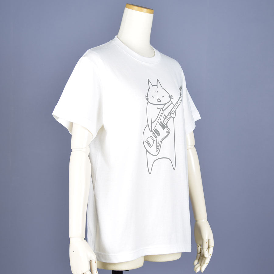 MINT NeKO 吾輩とギターTシャツ・S