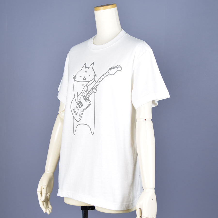 MINT NeKO 吾輩とギターTシャツ・S