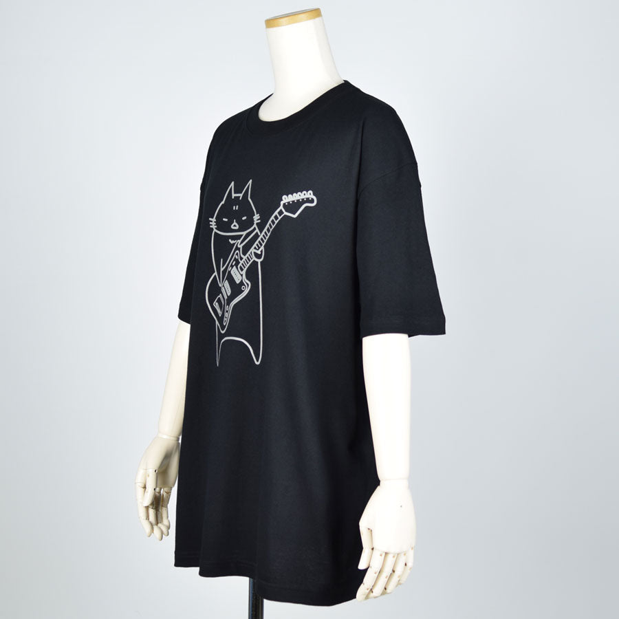 MINT NeKO Wagahai and Guitar T -shirt / XL