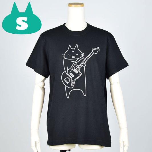 MINT NeKO Wagahai and Guitar T -shirt S