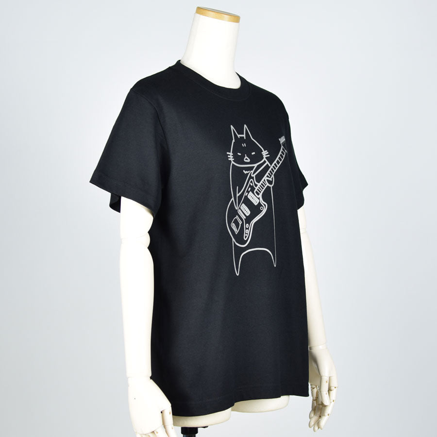 MINT NeKO Wagahai and Guitar T -shirt S