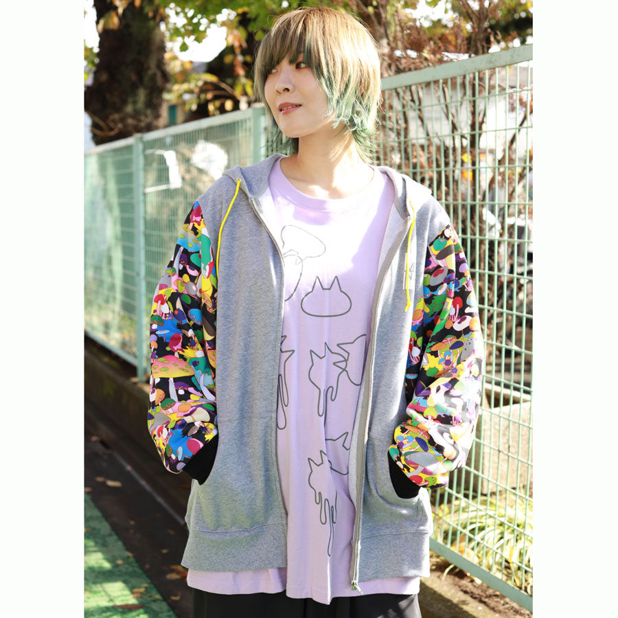 MINT NeKO ボリュームスリーブパーカー