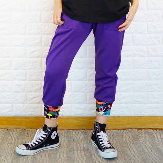 MINT NeKO キノコクロップドパンツ PUR