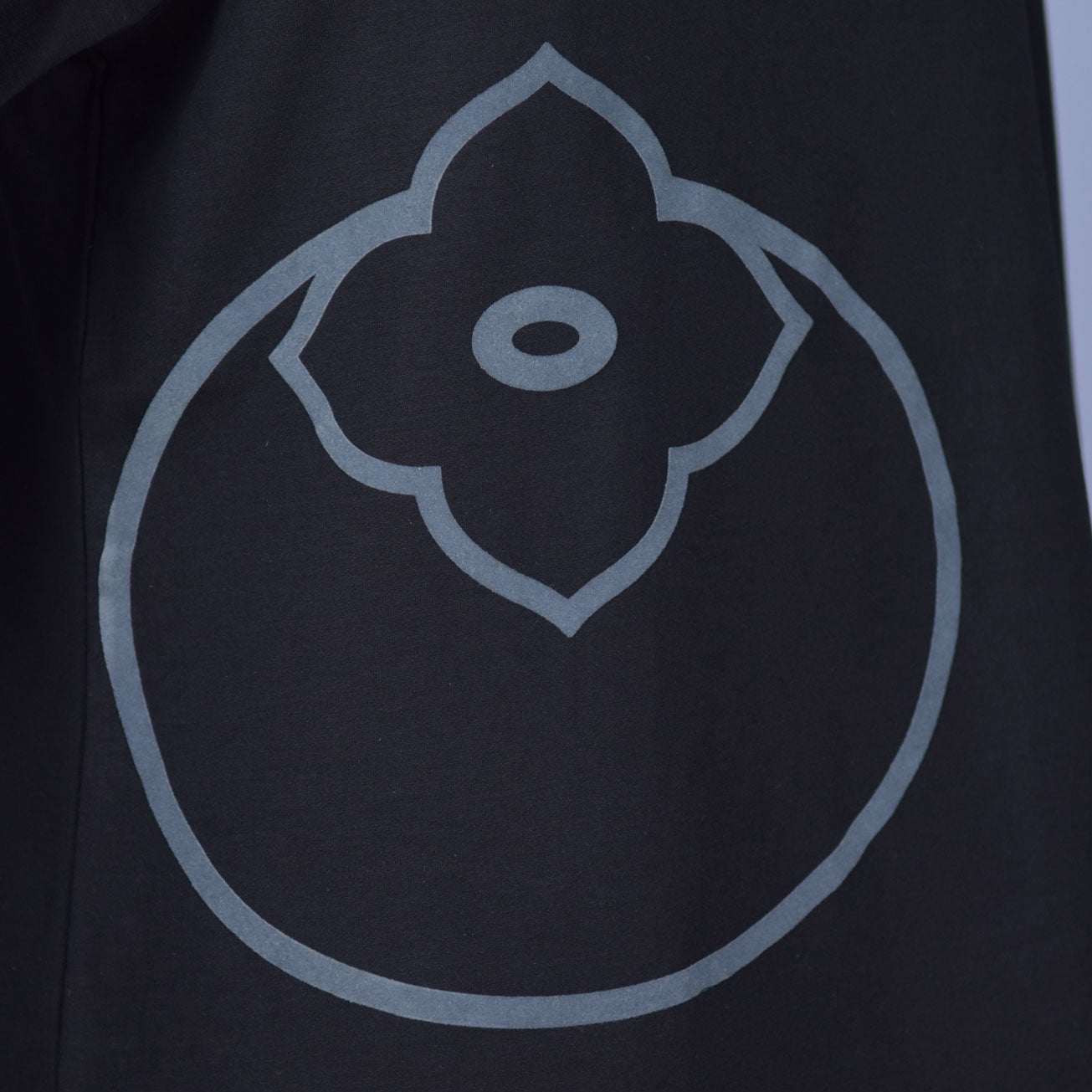gouk 柿柄スクエアーネックTシャツ