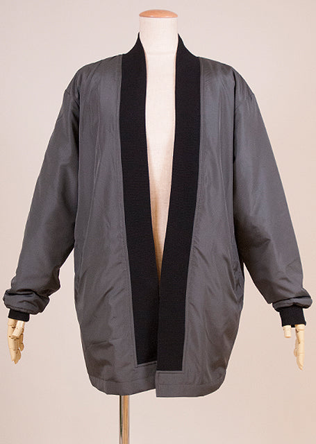gouk侍 鶴の刺繍をしたMA-1風な羽織