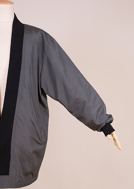 gouk侍 鶴の刺繍をしたMA-1風な羽織