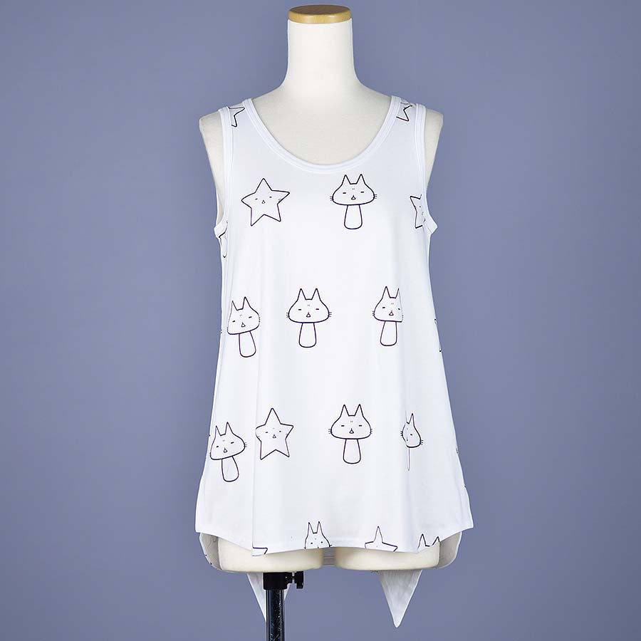 Mint Neko A line tank top