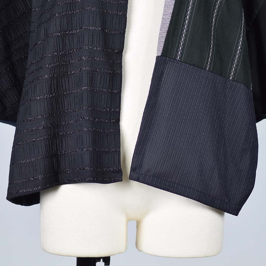TKr 色々な生地で切り替えた薄手ジャケット