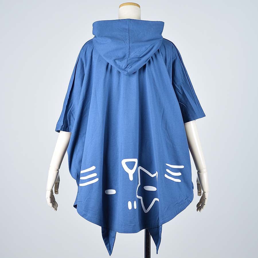 Mint Neko Paul Poncho Parka