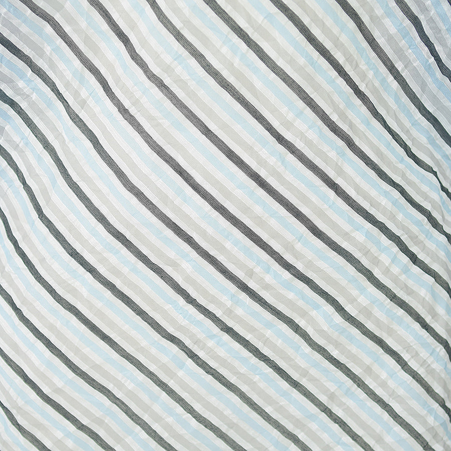 TKR striped pattern poncho