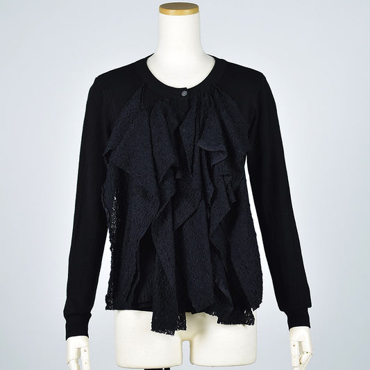 Cardigan with TKR knit race