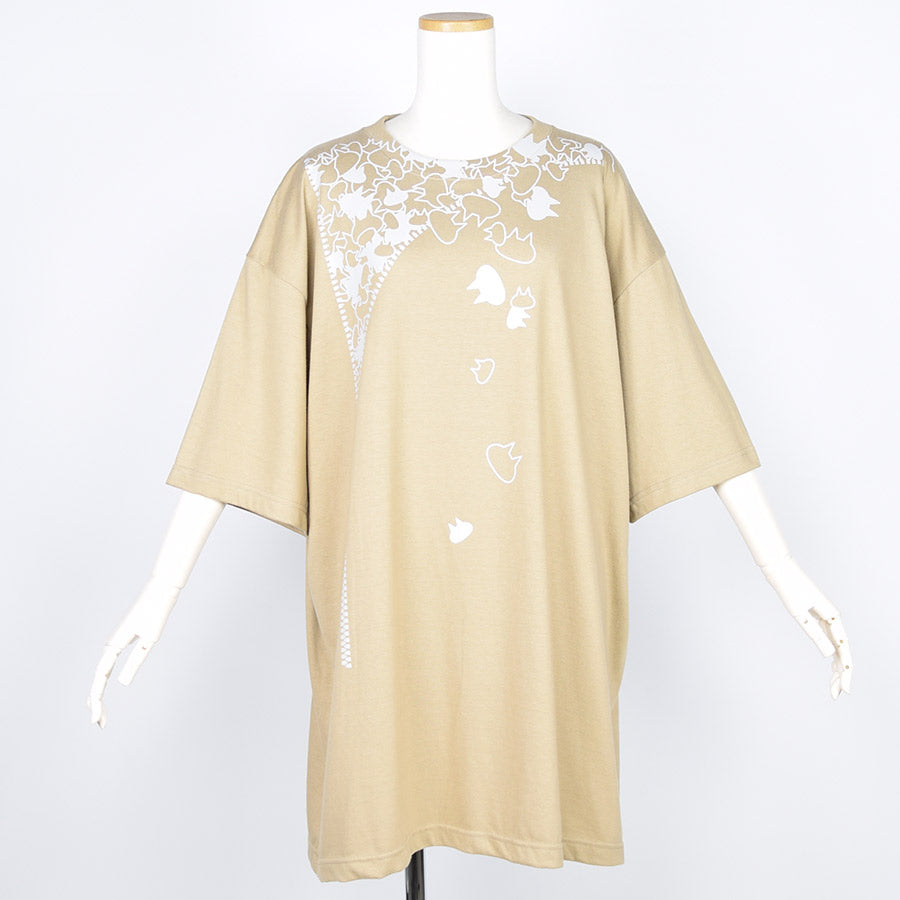 MINT NeKO ジッパーBIG Tシャツ