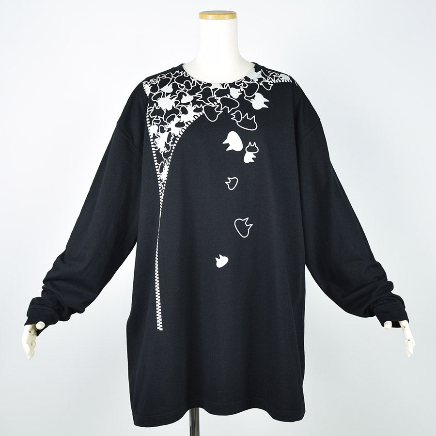 Mint NEKO Zipper Long Sleeve Cutsaw