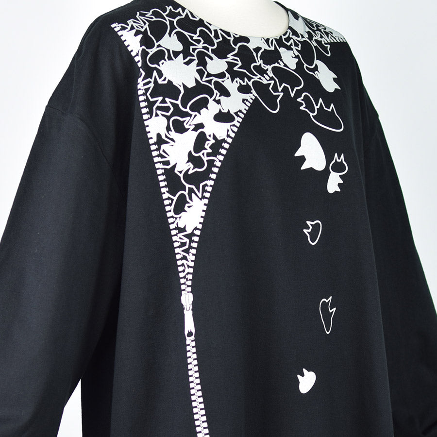 Mint NEKO Zipper Long Sleeve Cutsaw