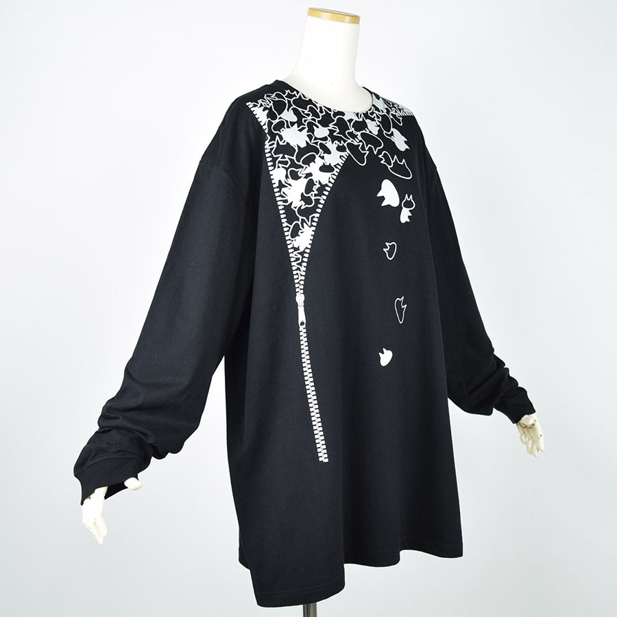 Mint NEKO Zipper Long Sleeve Cutsaw