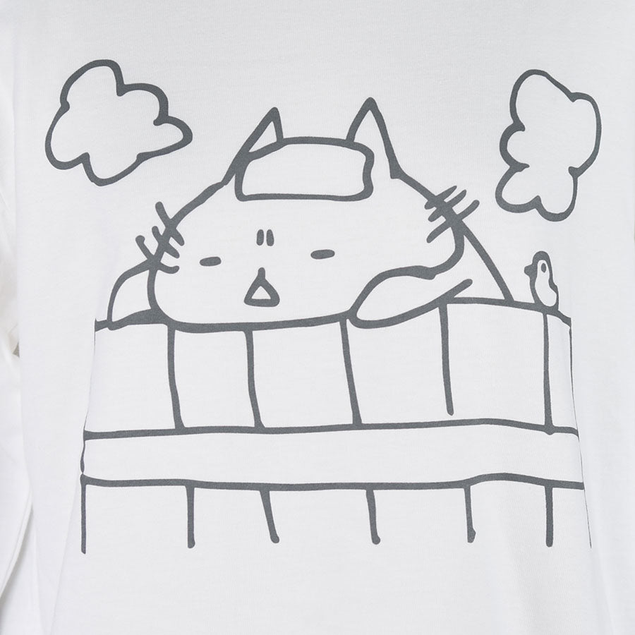 MINT NeKO 吾輩の入浴 L/S Tシャツ (4サイズ)