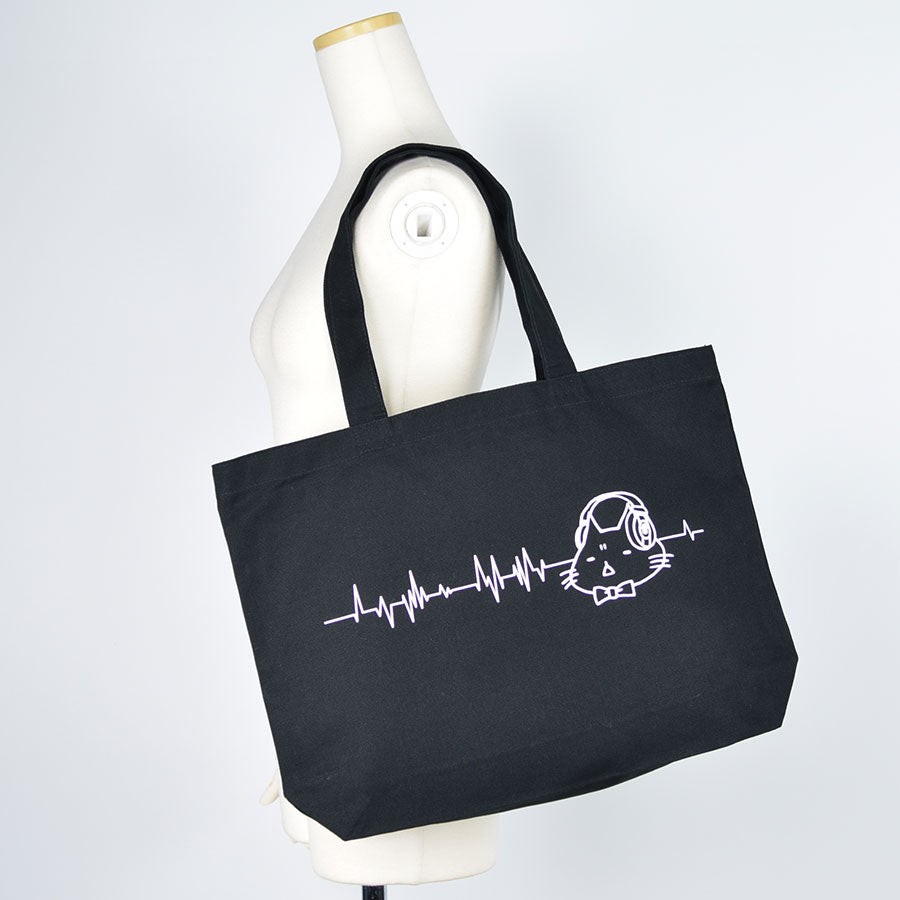 Mint NEKO Headphone tote bag