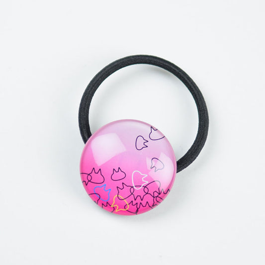 Mint NEKO Cat -silhouette hair elastic