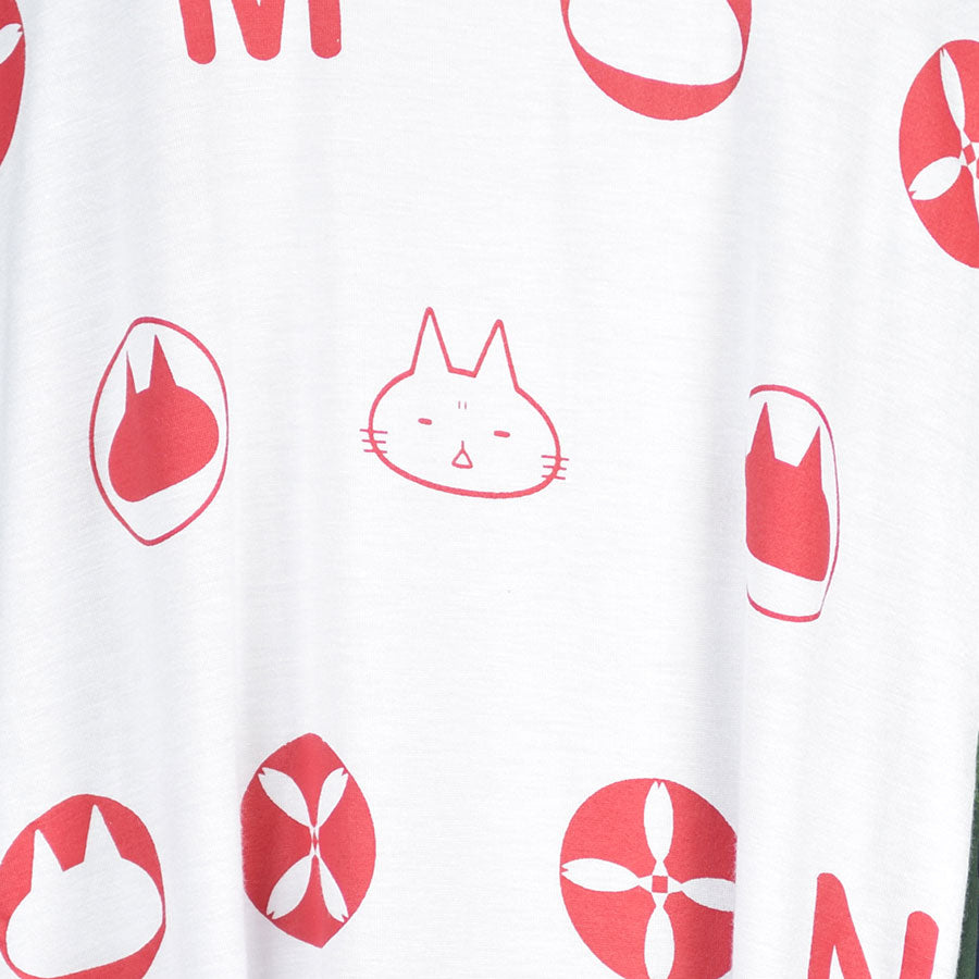 Mint Neko Monogram Wide Cut Saw