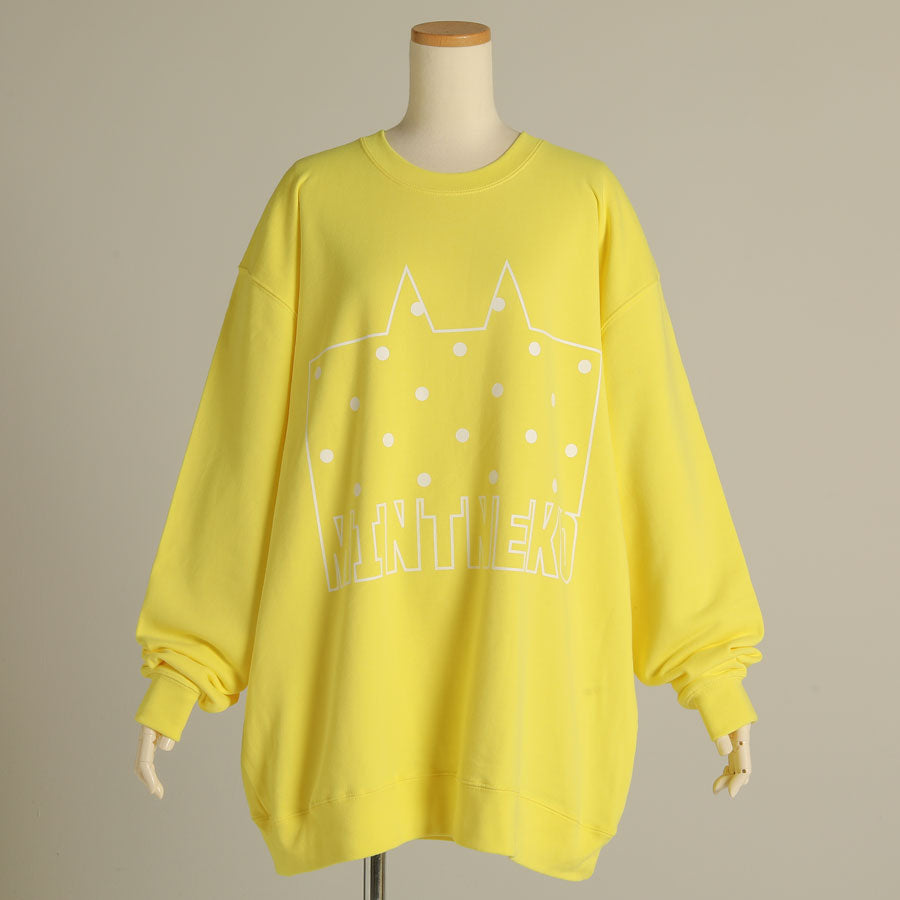 MINT NeKO ドットロゴビッグスウェット