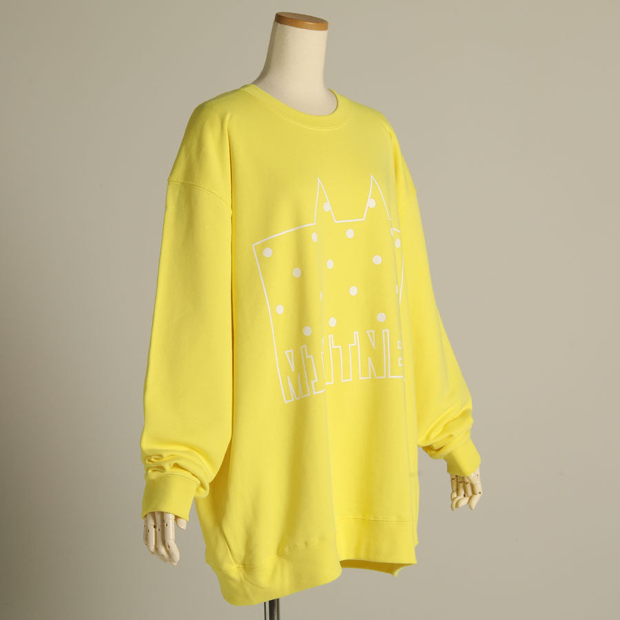 MINT NeKO ドットロゴビッグスウェット