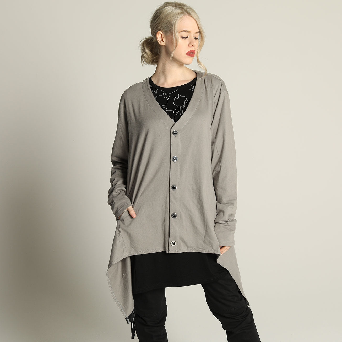 Agnes and outlet dora blouson cardigan