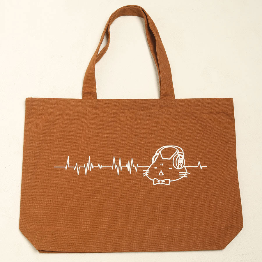 Mint NEKO Headphone tote bag