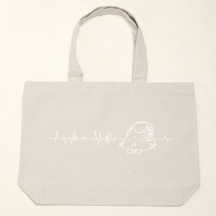 Mint NEKO Headphone tote bag