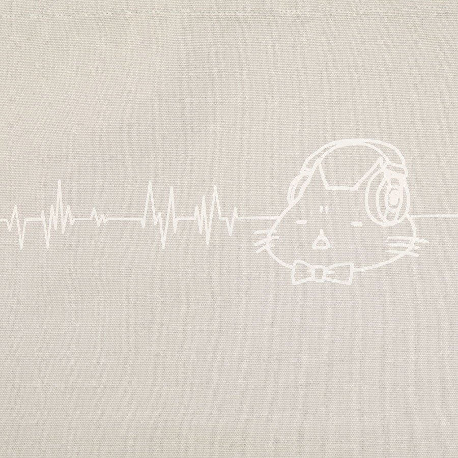 Mint NEKO Headphone tote bag