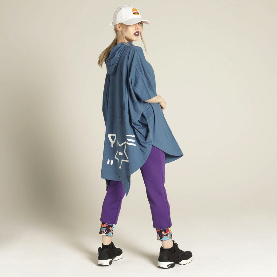Mint Neko Paul Poncho Parka