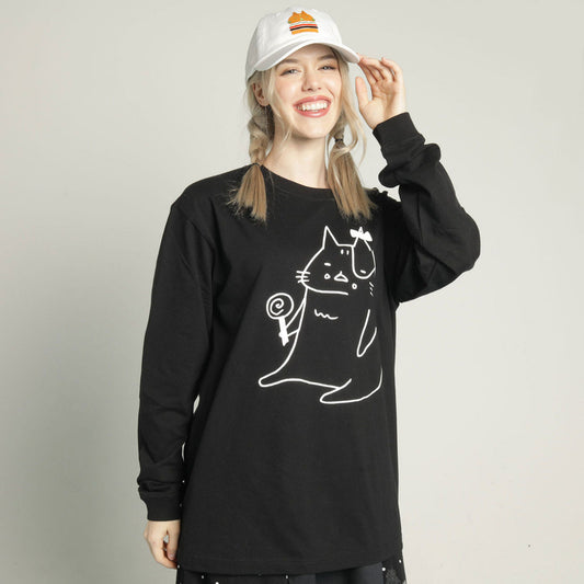 Mint Neko Ketty's long sleeve T -shirt (4 size)